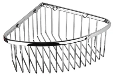 Image de Étagère d'angle Bemeta Cytro en fil métallique pour douche, haute, chromée
