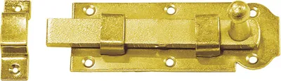 Produktbild von DMX - Riegel Bolzenriegel Schlossriegel Schubriegel - Zink galvanisiert gelb - W
