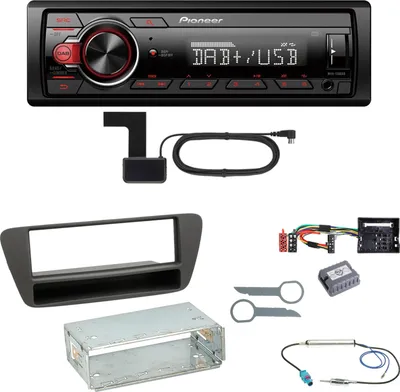 Produktbild von Pioneer MVH-130DAB Digitalradio USB Einbauset für Audi Q3 8U