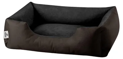 Obrázok produktu pre Pelech pre psa LUPI umývateľný,(S) cca 55x40x17cm,MOCCA (hnedá/čierna)