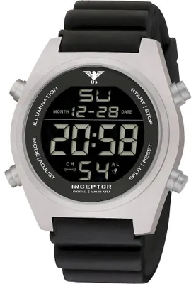Produktbild von KHS - Armbanduhr - Herren - Inceptor Steel Digital Taucherband - KHS.INCSD.DB