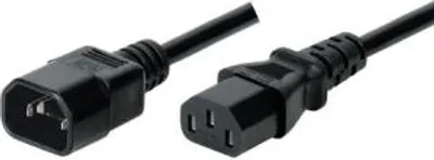 Immagine prodotto di Cavo di prolunga IEC, da spina IEC ad accoppiamento IEC, 1,0 m (35101)