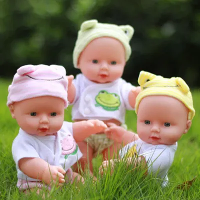 Produktbild von 30 cm Puppe, Babyspielzeug, weiches Vinyl, lebensechtes Spielzeug für Kinder, Jungen und Mädchen