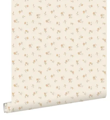 Obrázek produktu pro ESTAhome tapeta květinový vzor písková béžová 53 cm x 10,05 m
