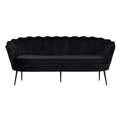 Zdjęcie produktu dla Nice sofa 3 osób welur czarny.