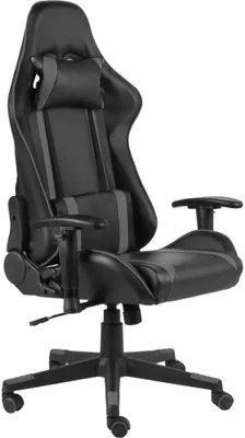 Produktbild von The Living Store Gaming-Stuhl Drehbar Grau PVC
