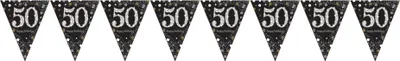 Produktbild von Amscan Girlande Funkelnd 50.Geburtstag 396 cm