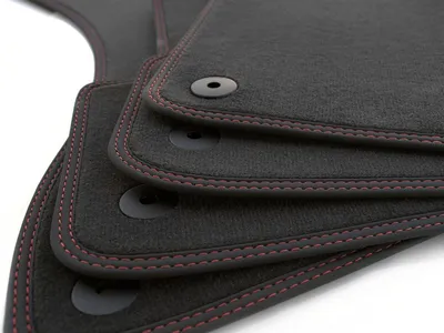 Immagine prodotto di Tappetini adatti per Audi A7 S7 RS7 Tappetini auto Premium con doppie cuciture rosso sport tappeto auto 4 pezzi