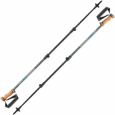 Zdjęcie produktu dla Leki Legacy Anthracite/Petrol/Dark Anthracite 110 - 145 cm Kije trekkingowe