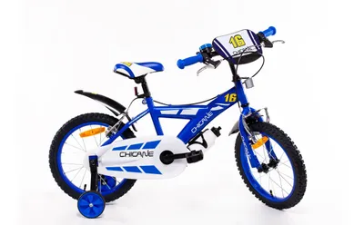 Obrázek produktu pro F.lli Schiano Sch Chicane 16" – Chlapecké Kolo (5–7 Let), Kola 16", Ocelový Rám, S Doplňky – Modrá Barva