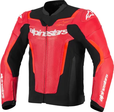 Produktbild von Alpinestars GP Force V2 Air Motorrad Lederjacke, rot/schwarz, 50