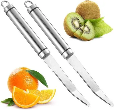 Obrázok produktu pre Sada 4 kusov nerezových škrabiek na citrusy so zubatým okrajom
