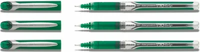 Produktbild von Pilot Hi-Tecpoint V10 Grip Tintenroller grün - 3er-Set