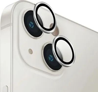 Obrázek produktu pro Uniq Optix Aluminium Camera Lens Protector pro objektiv fotoaparátu Iphone 14/ 14 Plus s aplikátorem - stříbrný