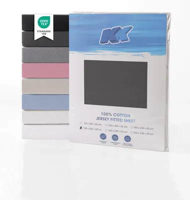 Produktbild von Jersey Spannbettlaken Baumwolle 100x200+30 cm, diverse Farben
