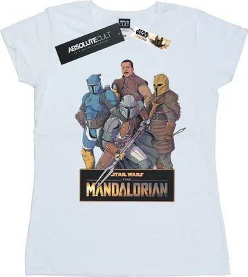 Produktbild von Star Wars - "The Mandalorian" T-Shirt für Damen BI42993 (S) (Weiß)