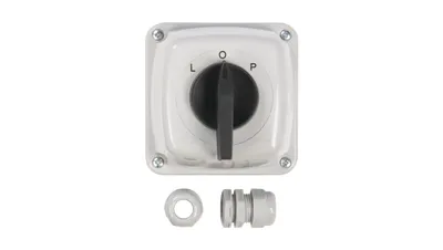 Zdjęcie produktu dla Łącznik krzywkowy L-0-P 3P 40A IP44 Bend 40-43 w obudowie 924029