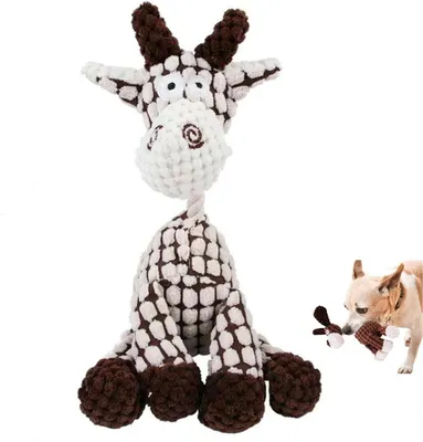 Produktbild von Hundespielzeug, Ente, unzerstörbares Hundespielzeug, Quietschspielzeug, Hunde, Kuscheltier, Hundeplüschtier für Hunde, Plüschtier für Hunde, Plüschtie