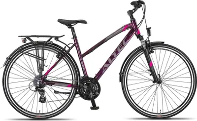 Produktbild von Altec Cityräder Damen Legarda 28 Zoll 49 cm Damen 24G Felgenbremse Violett