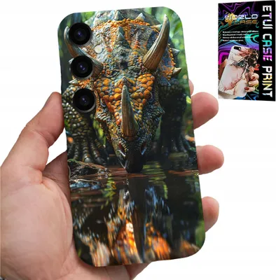 Produktbild von Gehäuse Für Samsung Galaxy A04S - Dino Dinosaurier Triceratops Fall