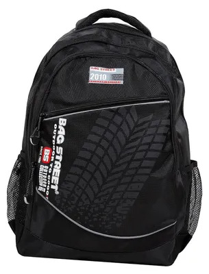 Productafbeelding van Rugzak sporttas zwart dames heren synthetisch Bag Street 30x46x15 D3OTJ615S
