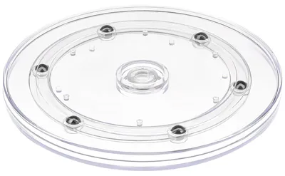 Produktbild von 15 cm drehbares Acryl-Kunststoff-Aufbewahrungsregal, transparent, für Vorratskammer, Küchenorganisation, Kuchen- und Gewürzregal