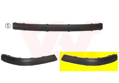 Produktbild von VAN WEZEL 1828554 Stoßstangen-Abdeckung Hinten Rechts für FORD MONDEO III (B5Y) MONDEO III Stufenheck (B4Y)