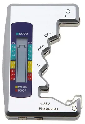 Productafbeelding van Treki Digitale batterijtester, LCD, batterijcapaciteitstester, draagbaar, batterij