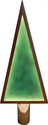 Produktbild von Badeko Baum Norwegen 120 x 52 cm grün