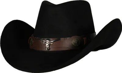 Produktbild von Westernhut Rinderbaron schwarz