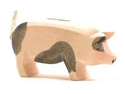 Produktbild von Ostheimer Schwein, Kopf hoch, gefleckt