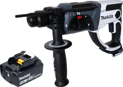 Produktbild von Makita DHR 202 T1W Akku Bohrhammer 18 V 20 mm 2,0 J weiß + 1x Akku 5,0 Ah - ohne Ladegerät