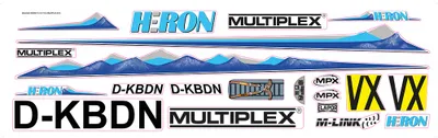 Produktbild von MULTIPLEX 724774, Emblem, Mehrfarbig