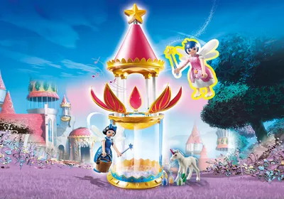 Image de PLAYMOBIL super 4 6688 tourelle musicale avec etincelle