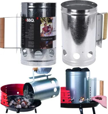 Produktbild von Kaminanzünder für Grill 27,5cm mit Holzgriff