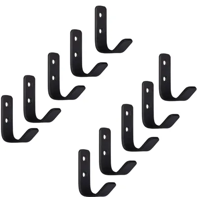 Produktbild von SOTECH Garderobenhaken ALBA klein 58 x 20 mm schwarz matt (10 Stück)