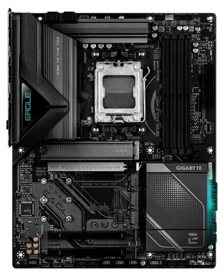 Immagine prodotto di GIGABYTE X870E EAGLE WIFI7, AMD, Socket AM5, AMD Ryzen serie 7000, AMD Ryzen serie 8000, AMD Ryzen serie 9000, Socket AM5, DDR5-SDRAM, 256 GB