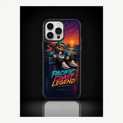 Produktbild von iPhone 14 Pro Max Hülle Handyhülle Schutzhülle Case mit Pazifikküste Motiv – LUNØIR ©