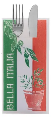Produktbild von Linclass Airlaid Servietten, Bella Italia, 40 x 40 cm, 75 Stück