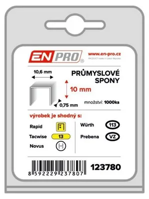 Obrázok produktu pre Sponky PROFI, 581/10 mm, 1000 kusov, ENPRO