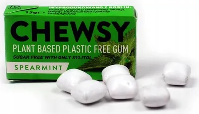 Produktbild von Chewsy Kaugummi mit Xylitol 15 g Minze