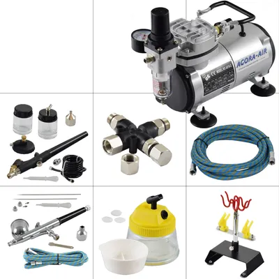Produktbild von Agora-Tec® Airbrush Komplett-Set EXPERT XII.1
