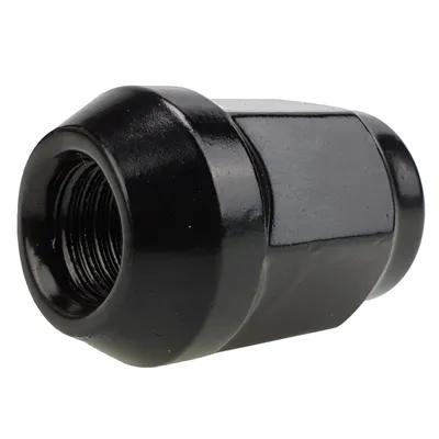 Produktbild von Carbonado Radmuttern 1/2-20 UNF Schwarz geschlossen Kegel 34mm SW19 Dodge Jeep
