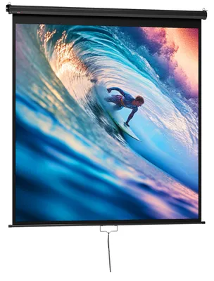 Produktbild von Beamer Leinwand 178 x 178 cm 99 Zoll 1:1 HD 4K Projektionsleinwand für Heimkino Büro-Präsentationen