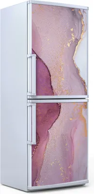 Produktbild von Kühlschrankdekoration 70x180 cm Aufkleber auf dem Kühlschrank - Farbiger Marmor
