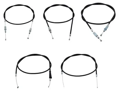Zdjęcie produktu dla Zestaw cięgien Bowdena czarny 5-częściowy do Hercules Prima 3 5 M5 P3 Optima 3 (2 biegi)