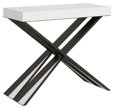 Immagine prodotto di Consolle Allungabile 90-196x40x77 cm in Nobilitato Bianco