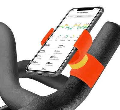 Image de Support téléphone vélo - 360 degrés - Orange - Jusqu'à 7,5 pouces