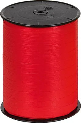 Produktbild von WOERNER Ringelband 10mm 250m rot matt