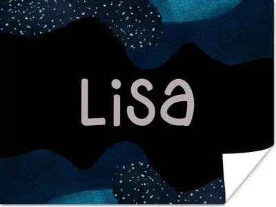 Produktbild von MuchoWow® Poster Lisa - Pastell - Mädchen 120x90 cm - Wandbild